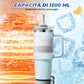 1200 ml Mug Isotherme pour Fitness et Utilisation en Voiture