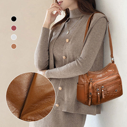 Sac à bandoulière simple à multiples poches pour femme
