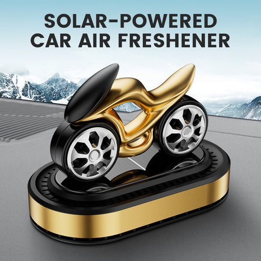 Diffuseur d’air pour voiture en forme de moto à énergie solaire