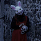 Masque d’Halloween Effrayant en Peluche – Lapin ou Ours Ensanglanté