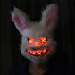Masque d’Halloween Effrayant en Peluche – Lapin ou Ours Ensanglanté