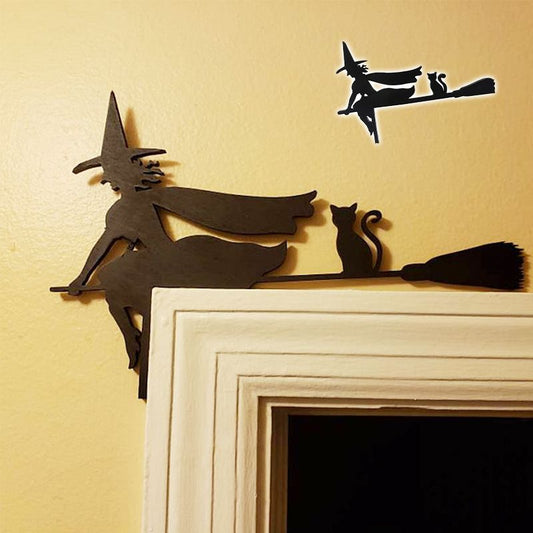 Décoration Halloween pour Porte et Mur en Forme d’Araignée