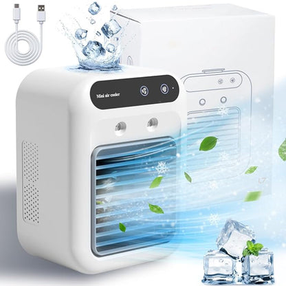 ❄️ 60% DE RÉDUCTION! Mini Rafraîchisseur d’Air Économique – Ventilation Puissante & Silencieuse ⚡🌀【Vente Flash】