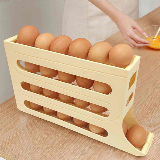 Porte-œufs Roulant Automatique pour Réfrigérateur