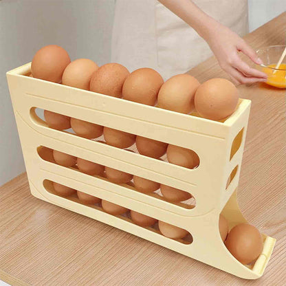 Porte-œufs Roulant Automatique pour Réfrigérateur