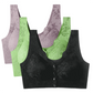 Soutien-Gorge Confortable Sans Armature avec Fermeture Frontale