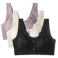 Soutien-Gorge Confortable Sans Armature avec Fermeture Frontale