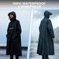 Imperméable long à capuche pour scooter