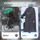 Imperméable long à capuche pour scooter