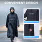 Imperméable long à capuche pour scooter