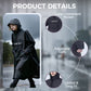 Imperméable long à capuche pour scooter