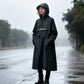 Imperméable long à capuche pour scooter