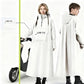 Imperméable long à capuche pour scooter