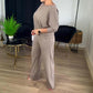 📢 Vente flash : fin dans 3 heures !⏰💞Ensemble 3 pièces élégant comprenant un cardigan long, un haut et un pantalon💞