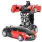 Jouet voiture transformable en robot et créatif