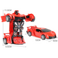 Jouet voiture transformable en robot et créatif