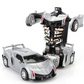 Jouet voiture transformable en robot et créatif