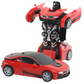 Jouet voiture transformable en robot et créatif