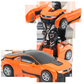 Jouet voiture transformable en robot et créatif