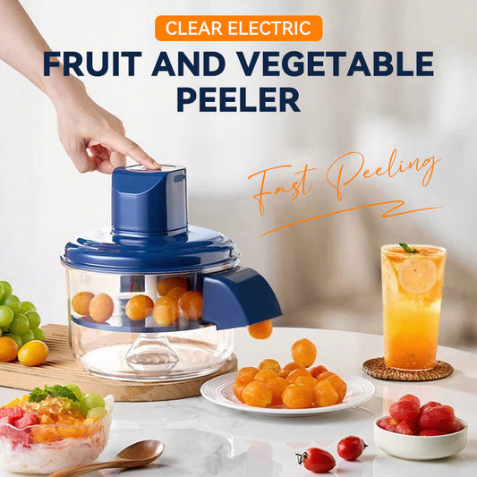 🍎50 % DE RÉDUCTION EN CE MOMENT ! ⏳Éplucheur électrique transparent pour fruits et légumes !