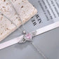 Collier ailes d’ange roses