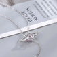 Collier ailes d’ange roses