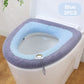 Housse de siège de toilette universelle avec poignée