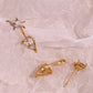 Boucles d’oreilles élégantes à clou pour femme