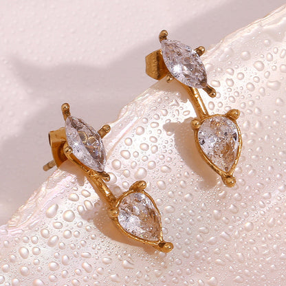 Boucles d’oreilles élégantes à clou pour femme