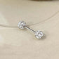 Boucles d'oreilles à clous en strass scintillants pour femmes