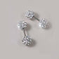 Boucles d'oreilles à clous en strass scintillants pour femmes