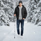 🧥Soldes d'hiver 2025 – 50 % de réduction✨👔Veste coupe-vent rembourrée à capuche pour homme