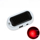Lampe LED solaire clignotante compacte antivol