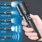 Lampe de Poche Rechargeable à Haute Luminosité