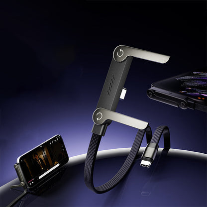 📢📢50 % de réduction !!! ✨Câble de recharge rapide 240 W avec support pour téléphone réglable