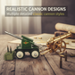 Modèle de Canon Lance-Feux d'Artifice Miniature
