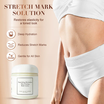 Crème hydratante nourrissante raffermissante pour le corps