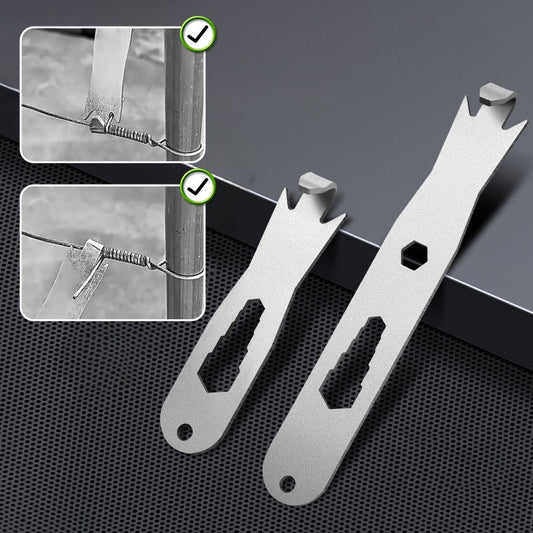 Torsadeur multifonctionnel pour fil de clôture pour clip de poteau en T