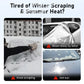 📢📢50% DE RÉDUCTION !! ⏰ Housse de neige épaisse pour pare-brise toutes saisons – Protection hiver/été, anti-vent & bandes réfléchissantes