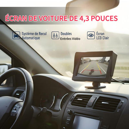 Écran de voiture de 4,3 pouces