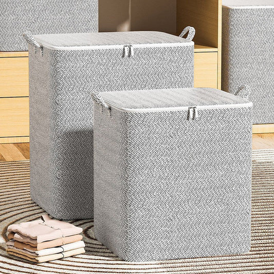📦 50% DE RÉDUCTION ! 🛏️ Boîte de Rangement Extra-Large – Jusqu‘à 220L, Avec Couvercle & Idéale pour Couvertures/Vêtements ✨