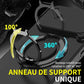 Coque magnétique avec anneau de support