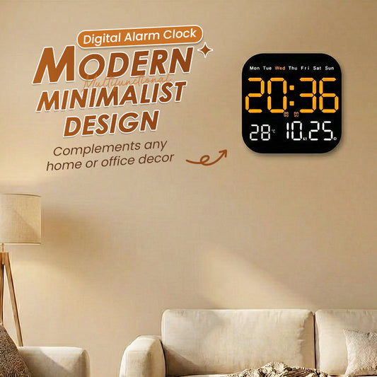 💼📱 Design moderne | Réveil numérique multifonctionnel | Écran clair et pratique 【50 % DE RÉDUCTION】