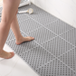 Tapis de douche antidérapant emboîtable avec ventouses