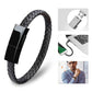 Câble bracelet portable à charge rapide compatible iPhone, Android et USB-C