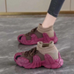 Chaussures de marche décontractées en maille à enfiler