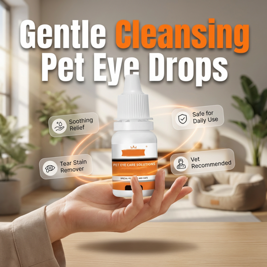 🐶💧 Soin oculaire doux pour compagnons | Gouttes nettoyantes sans agressivité, supprime les écoulements et les impuretés des yeux ✅