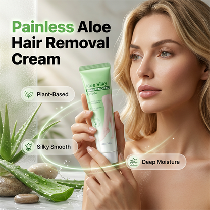 Crème dépilatoire douce à l'aloe vera