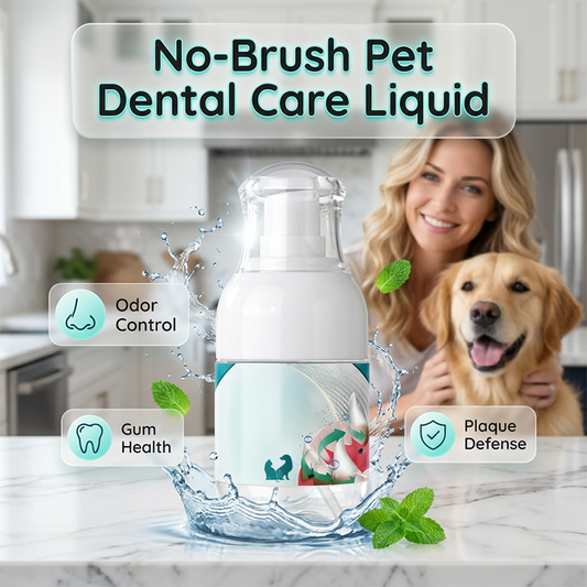 🐾Liquide de soins dentaires pour animaux sans brosse à dents – Des soins dentaires faciles pour vos animaux de compagnie🦷