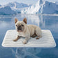 ❄️[Soldes d'été] Tapis rafraîchissant en soie glacée pour animaux – Coussin rafraîchissant d'été pour chiens et chats, respirant et lavable, pour une utilisation intérieure et extérieure, léger et idéal pour les cages et les canapés